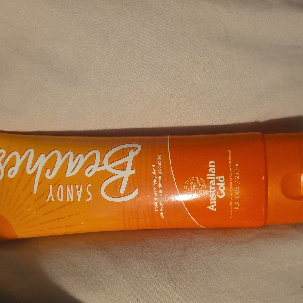 Sandy Beaches Tanning Lotion - Orange